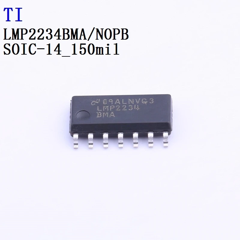 5PCS LMP2232AMM LMP2234BMA LMP2234BMTE LMP7300MAX LMP7300MM TI Operational Amplifier
