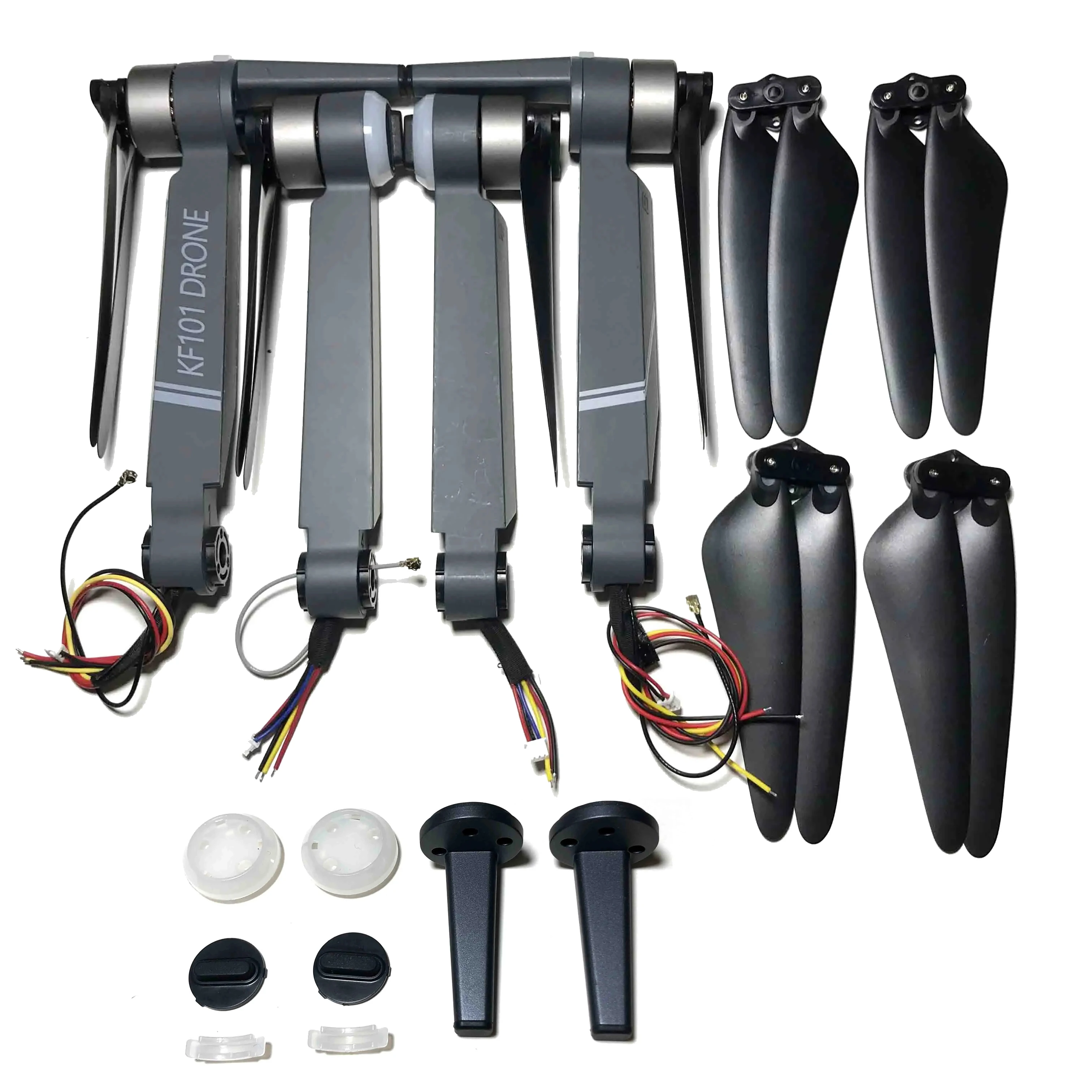 KF101 MAX GPS Drone Original Spare Part Motor Arn / Propeller Props Maple Leaf Blade / Landing gear Skid Part Accessory