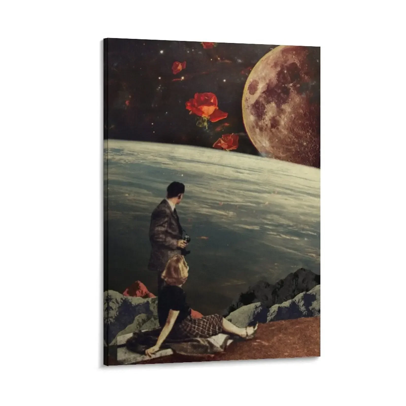 

The Roses Came Canvas Painting wall art canvas painting Decorative paintings Decoration for bedroom home and decoration