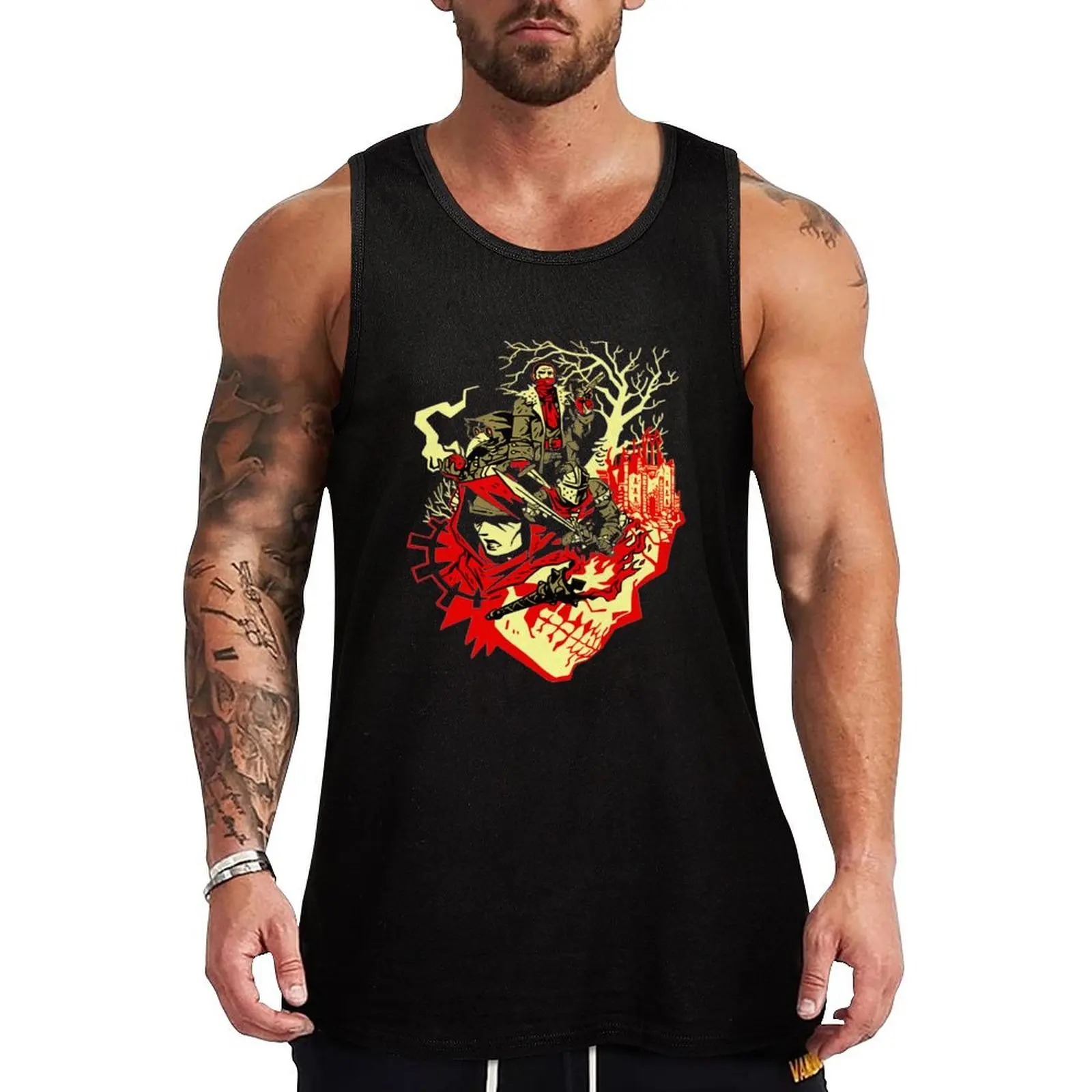 Darkest dungeon Tank Top Stretch Tank Top Flexible Fit Casual Sleeveless