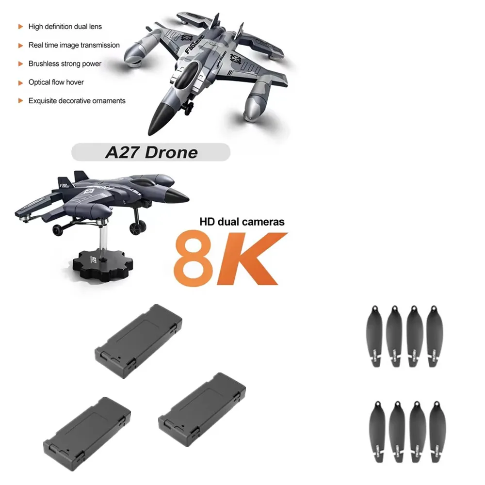 A27 Drone Battery 3.7V 1800mAh / Propeller Maple Leaf  Use For A27 Drone Original Accessories A27 Spare Parts Battery