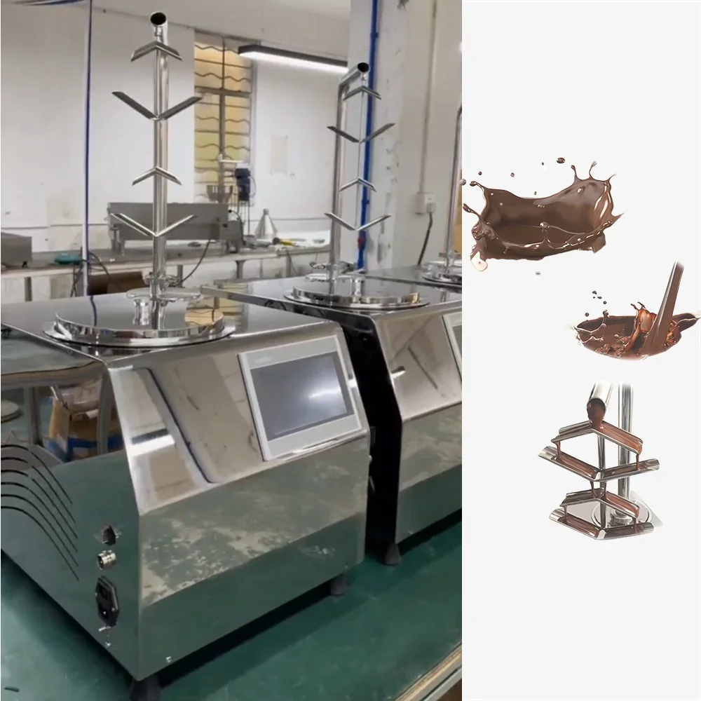 Mini Chocolate Tempering Machine Dispenser Desktop Chocolate Dispensing Machine