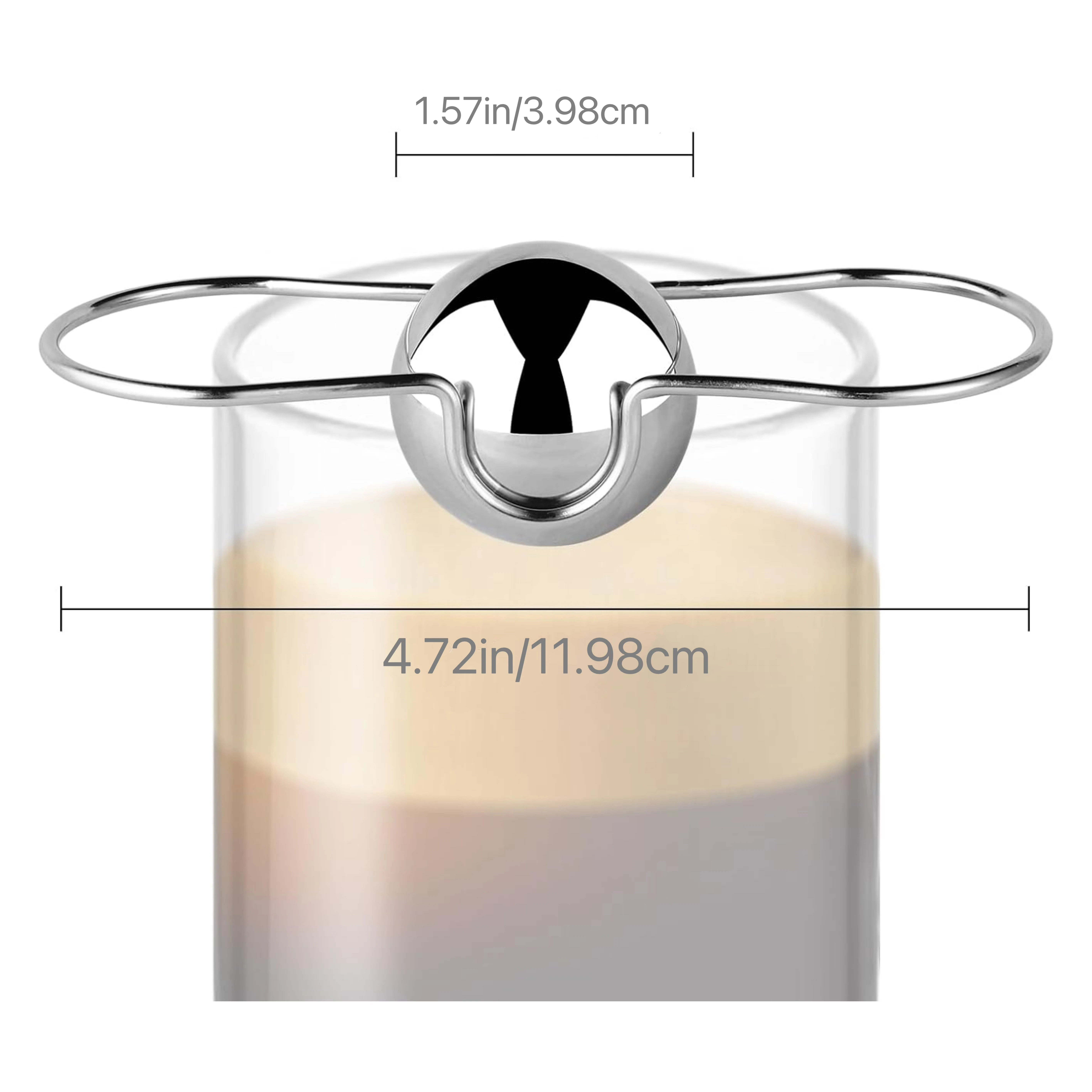 2 Pack Espresso Frozen Ball for Espresso, Stainless Steel Espresso Chilling Ball Espresso Cooler Espresso Machine Accessories