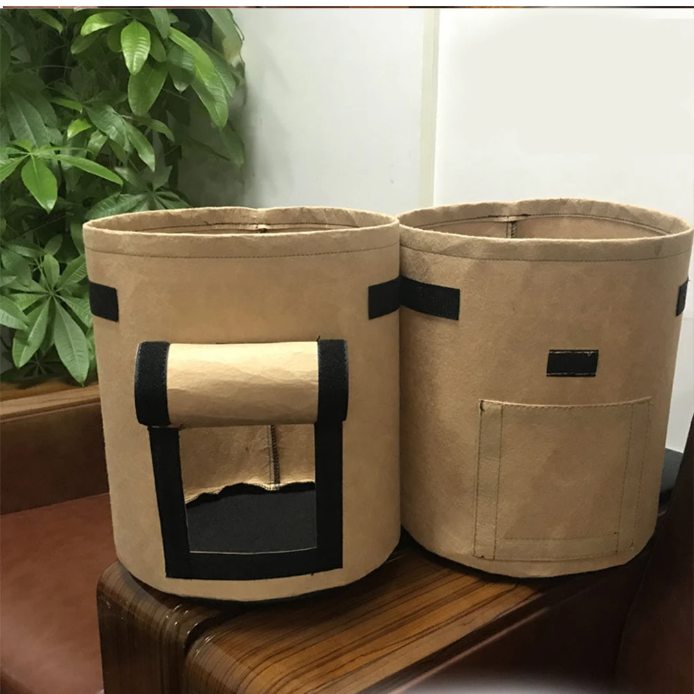 

10 Gallon Large Planting Bag Heavy Duty Non Woven Fabric Grow For Sweet Potato Peanut Plants Outdoor Garden Use Breathable