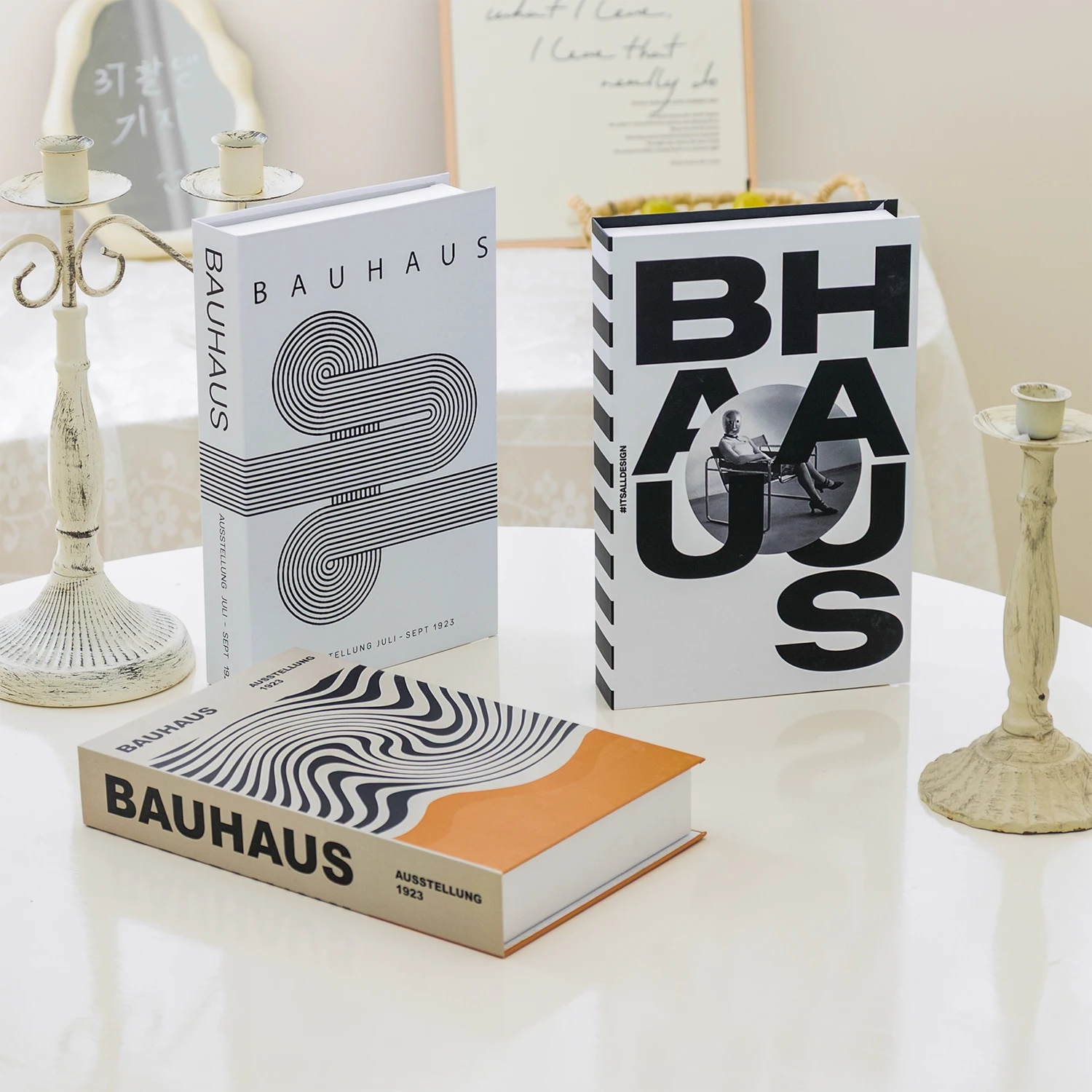 Interior Design Handbook - Libros Decorativos Bauhaus, Caja de Almacenamiento