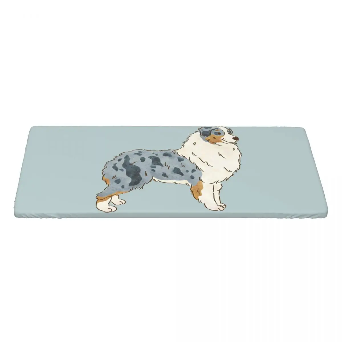 Australian Shepherd Aussie Dog Custom Rectangular Tablecloth Oilproof Table Cover for Dining Events Table Cloth