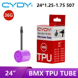36G CYDY TPU Bicycle Inner Tube 24“ 507 22x1.25 13.5 1.4 1.5 1.6 1.75 Inch Valve 45mm Camera BMX Bike Tire pneu Cycling Tyre