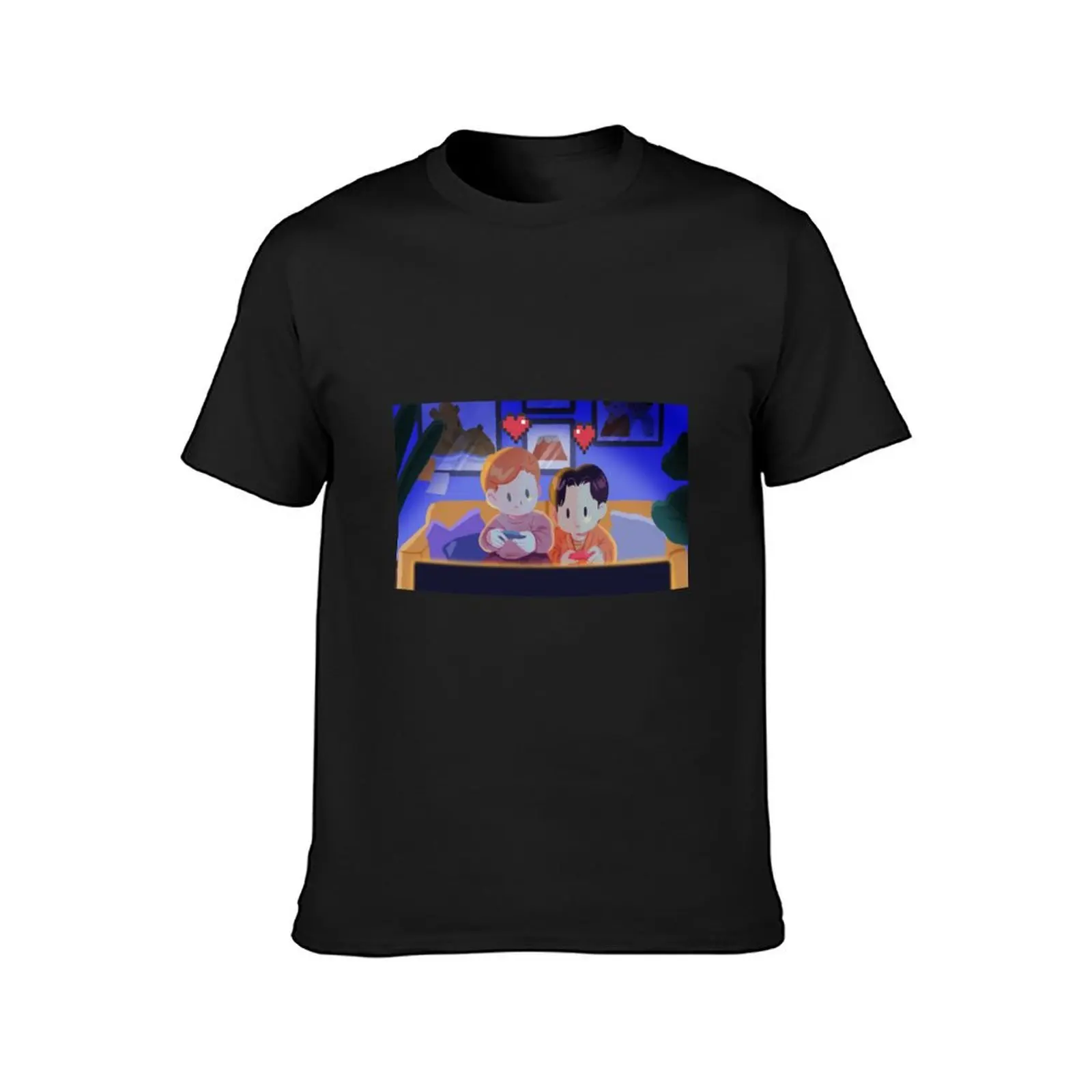 Video Games Players with Lofi Vibes - Gay Art T-Shirt quick-drying for a boy mens clothing