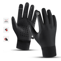 Autumn Winter Cycling Gloves Water-Repellent Men Women Anti-Slip Gloves Motorcycle Touch-Screen Fleece Outdoor Sports Gloves