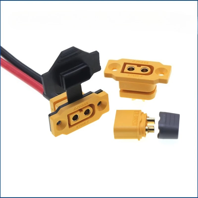 XT60E-F Female Model Aircraft Power Can Be Fixed Battery Interface Connector Model Motor Electric Adjustment XT60H Plug