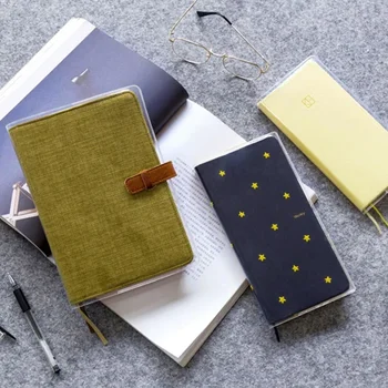 Fromthenon A5 ve hafta boyutu PVC iç çekirdek özel EVA kapak şeffaf koruyucu kapak su geçirmez ve toz geçirmez kitap kapağı