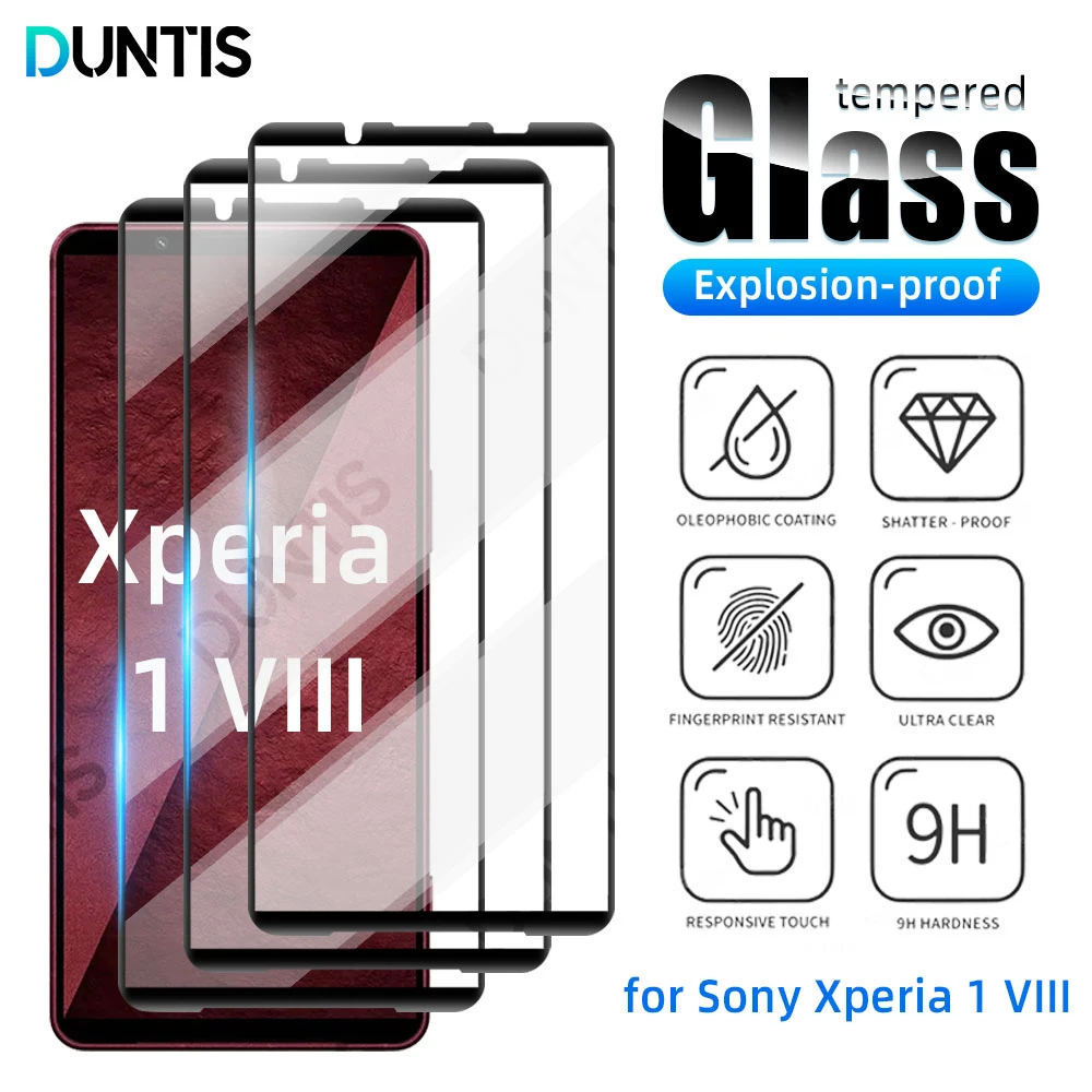 

9H Tempered Glass Film for Sony Xperia 1 VIII Screen Protector HD Full Coverage Protective Film Sony Xperia 1 VIII Accessories