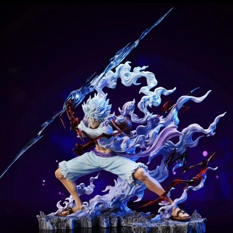 

One Piece [large luminous quality edition] Hold the lightning five-speed Nika Luffy animation model