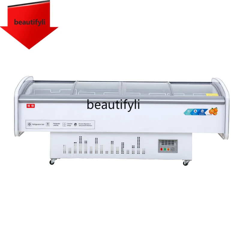 

A61 Order Fruit Fresh Cabinet Refrigerated Horizontal Cold Dish Display Cabinet Refrigerated Fresh Cabinet Commercial