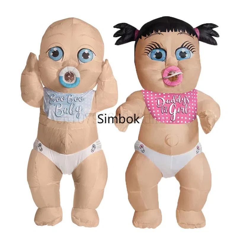

New Boys Girls Baby Inflatable Clothing Adult Cosplay Mascot Costume Opening Celebration Performance Inflated Garment
