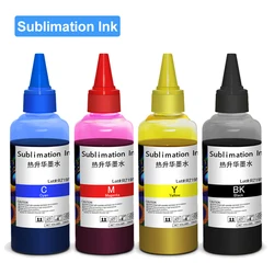 Universal Sublimation Ink For Heat Press Machine 400 ml Sublimation Ink for Epson Inkjet Printers Heat Transfer Used for T-shirt