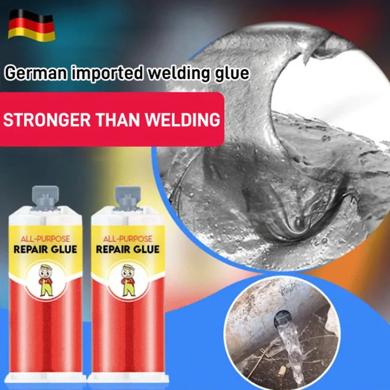 Metal Repair Glue Corrosion Casting AB Glue Quick Drying Repairing Adhesive Heat Resistance Weld Industrial Repair Agent