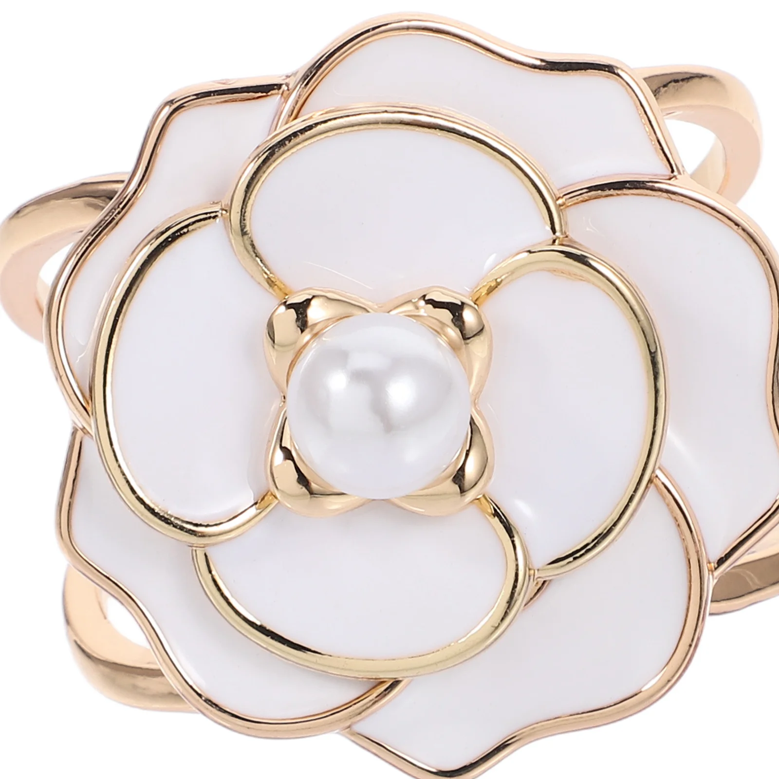 زهرة حلقة كليب سبيكة مشبك ل سترة شال الزخرفية السحابة وشاح المشبك الملابس حلقة ملحق مقاطع وشاح معدني #2