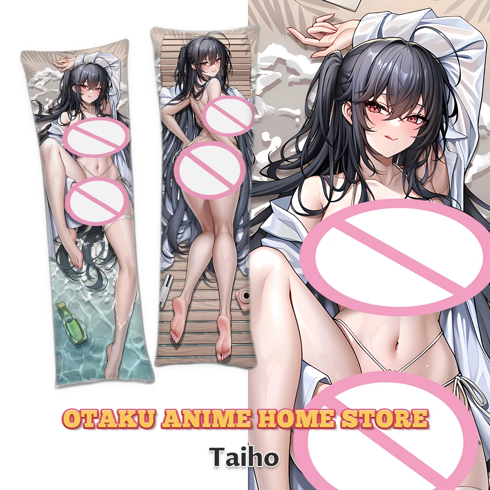 

Game Azur Lane Taiho Dakimakura Anime Pillowcase Peachskin Double-Sided Printed Custom Cushion Cover Throw Decor Pillow Covers