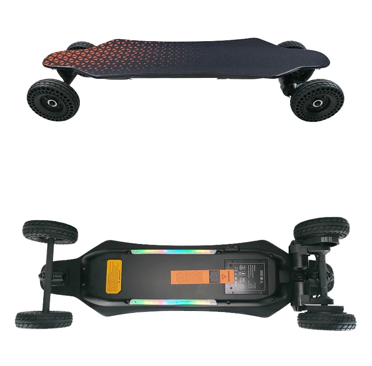 

Popular 1200W Endurance Electric Skateboard 4*4 Wheel Battery Hub Motor Road Ready Longboard Featuring Gravity Casting