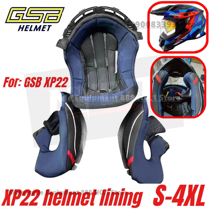 

Оригинальная подкладка для шлема GSB XP22, аксессуары для шлема XP22