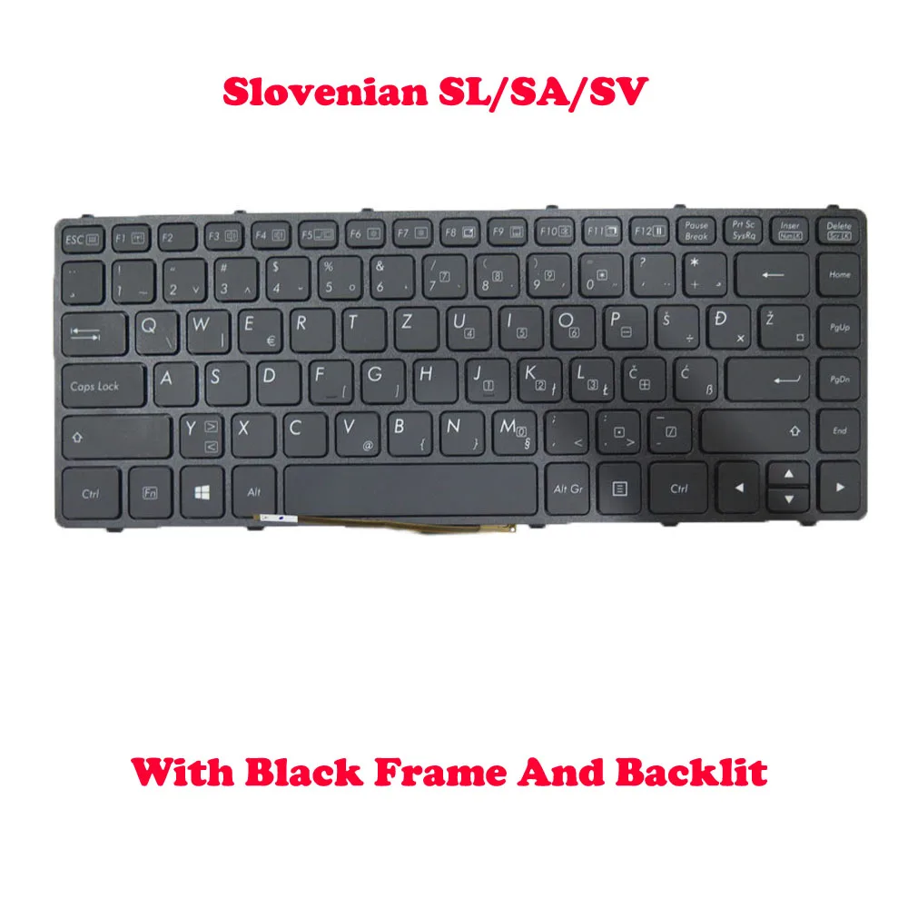 

S410 Backlit Keyboard For GETAC V138418CS1 V00 SV-RO 531087680968 V138418DS1 V00 SV-RO 531087680967 V138418HS1 531090280037