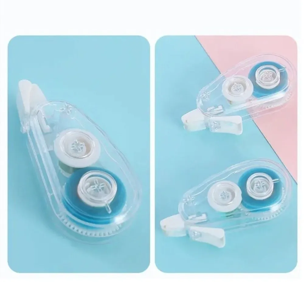 4Pcs/Set DIY Dot Glue Roller Tapes Stationery Multi-Functional Sticky Dot Glue Tapes Portable Minimalistic