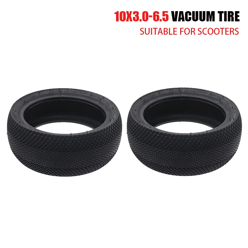 10 Zoll 10x3.0-6.5 80/65-6.5 Schlauchlose Reifen Geeignet für Ninebot MAX G30 Dualtron 3 Speedway 5 Elektroroller Umrüstteile
