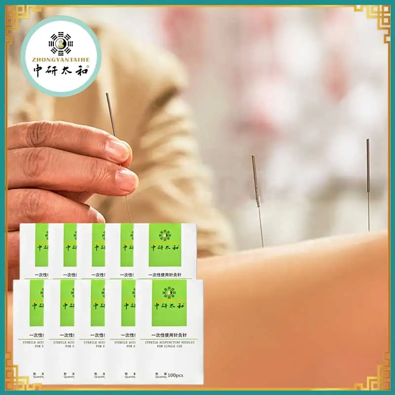 

ZHONGYAN TAIHE agujas acupuntura 1000 piezas Stainless steel disposable acupuncture with tube acupuncture pen belleza y salud