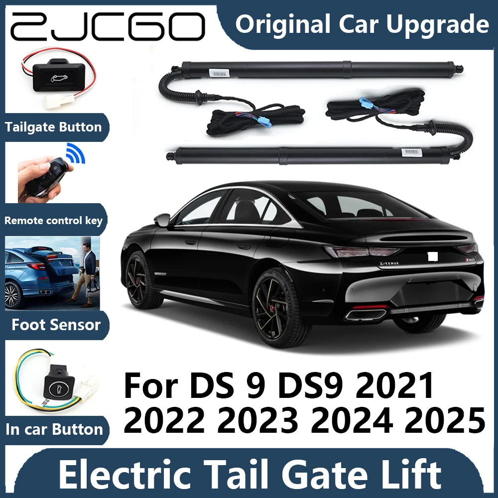 

ZJCGO For DS 9 DS9 2021~2025 Automatic Tailgate Electric Tail Gate Lift Prop Support Vehicle Power Rear Door Liftgate Strut