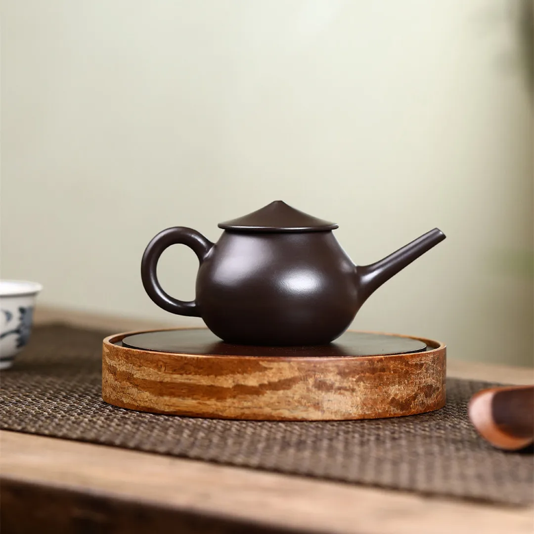 High Quality Ore Black Mud Handmade High-Grade Teapot Teaware Gifts