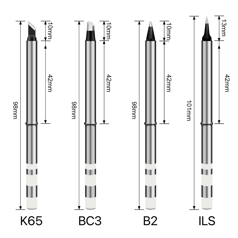 T65 FM65 Soldering Iron Tips for T65 HS-01 GD300 T85  Replacement Heater Solder Compatible with SH series  Not Applicable T12