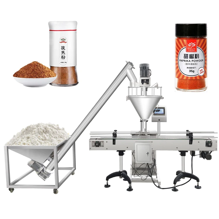 Gold Seller Automatic Auger Filler 5-50g Coffee Milk Cocoa Green Powder Filling Bag Powder Packing Machine
