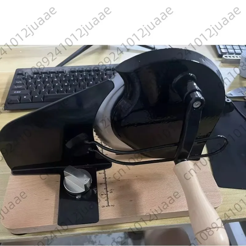 Adjustable Manual Food Slicer for Bread Meat Cheese Compact Home Kitchen Cutter Tool for Baking and Daily Cooking