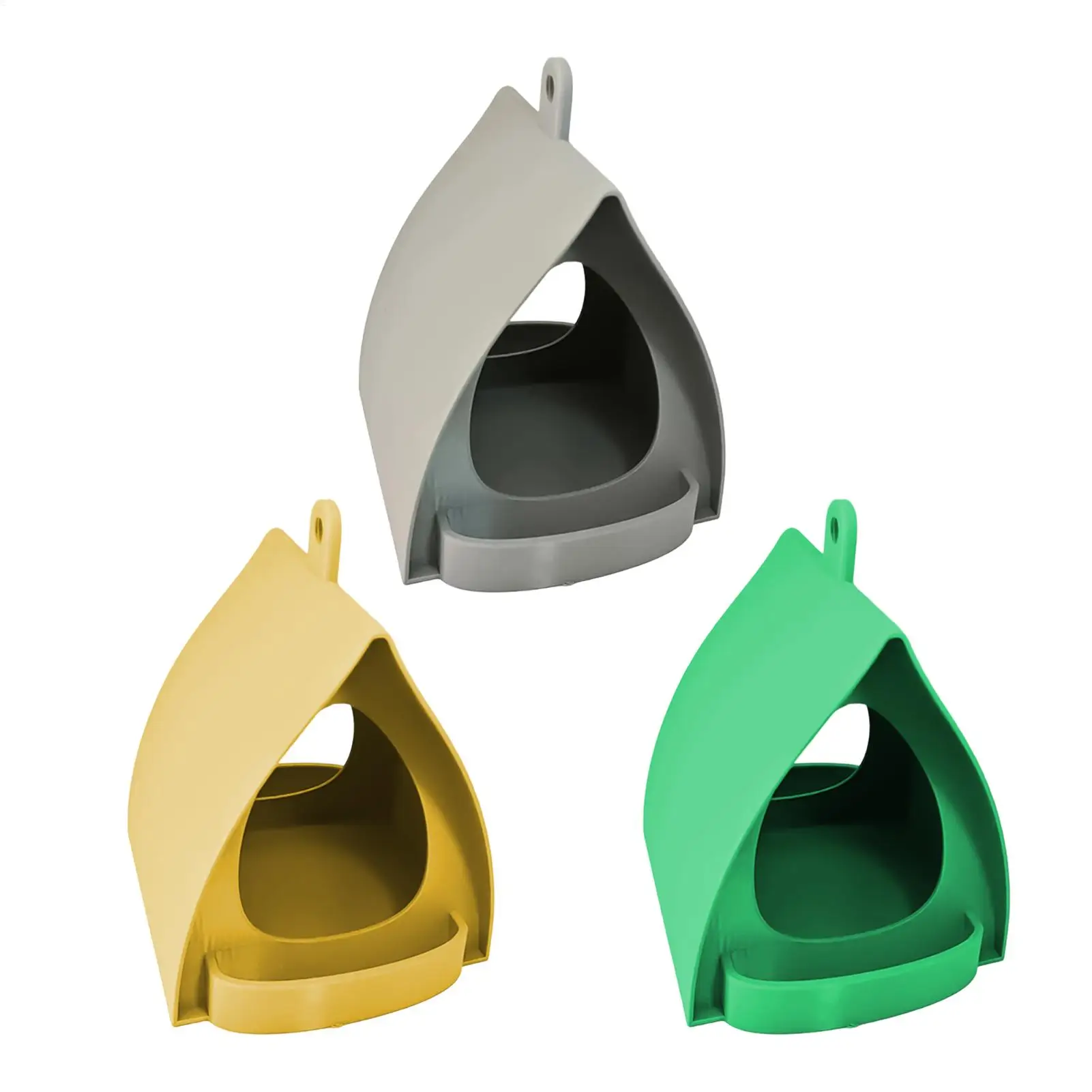 Comederos para Pájaros de Exterior, Diseño Decorativo Abierto, Forma de Caseta Colgante, Comedero Pequeño para Colibríes para Jardín Exterior