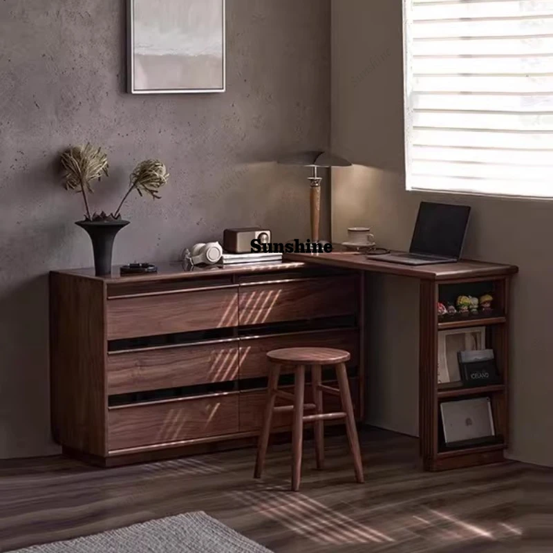 

Solid wood, dresser, integrated cabinet, makeup table, bedroom, bedside cabinet