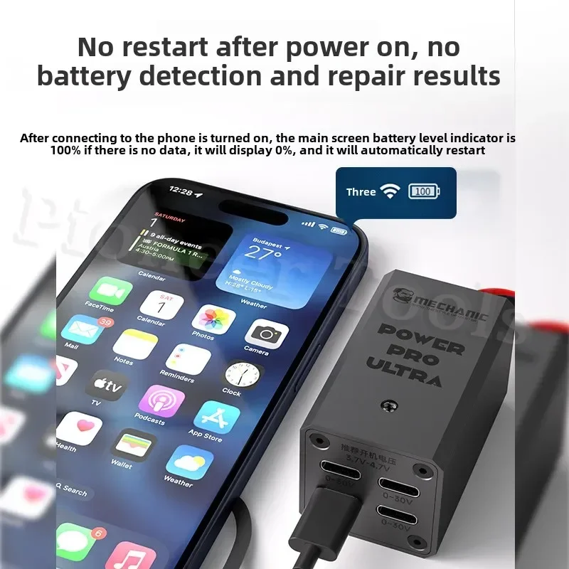 MECHANIC Power Pro UItra Data Startup Cable Battery Free Detection Startup Multi Interface Efficient Detection for IPHONE 6-15PM