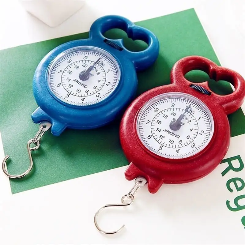 1PC Portable Pointers Hook Spring Hanging Scale Digital Weighing Scales 10kg Capacity for Fishing Food and Luggage