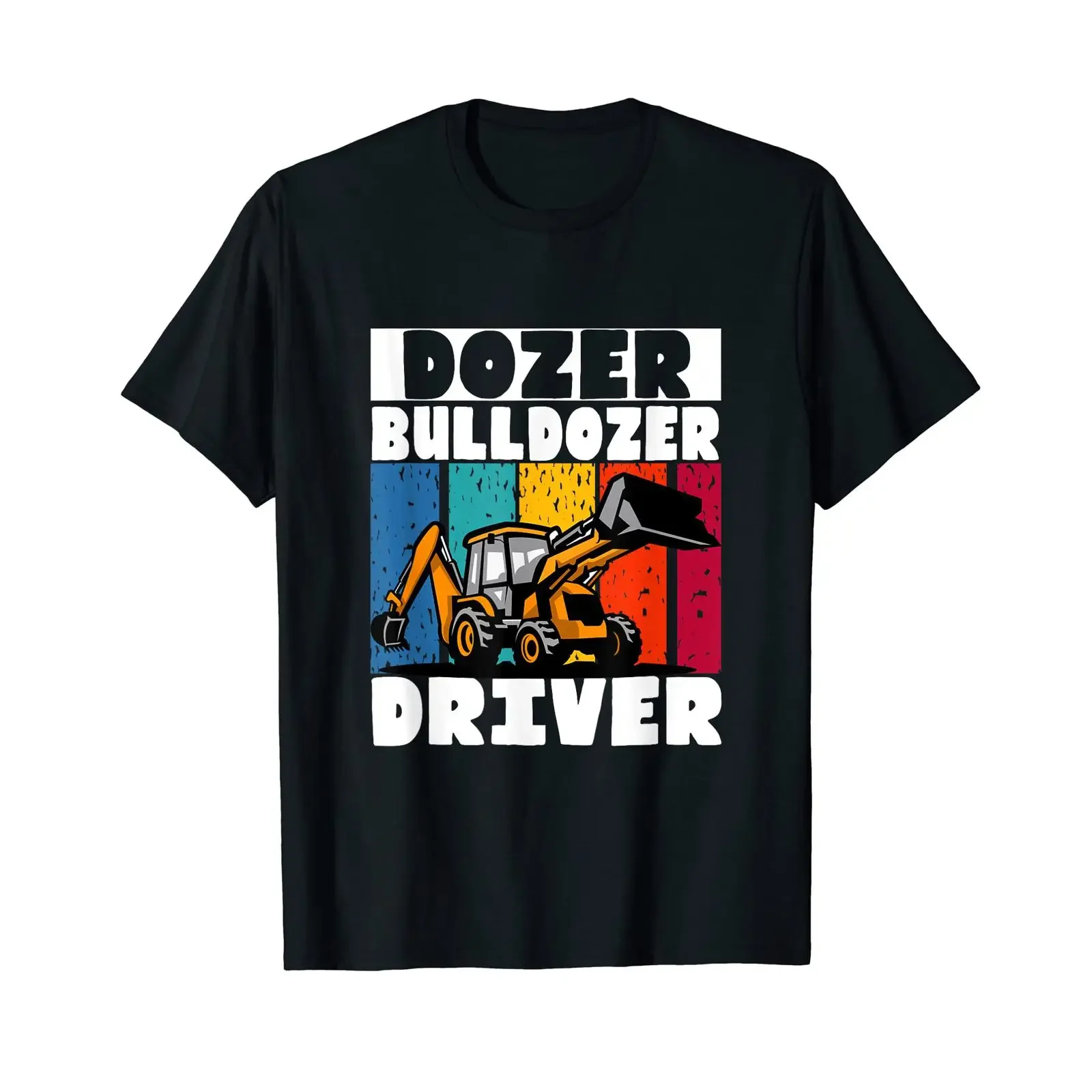 Bulldozer Driver Construction Machine Operator T Shirt vintage Washed Soft Unisex streetwear Slightly designer clothes