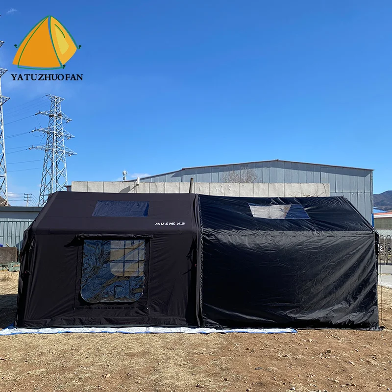 Hot Sale Multi Persons Air Camping Tent Outdoor Glamping Extend Air Cotton Oxford Inflatle Tent Extendle Air Tent