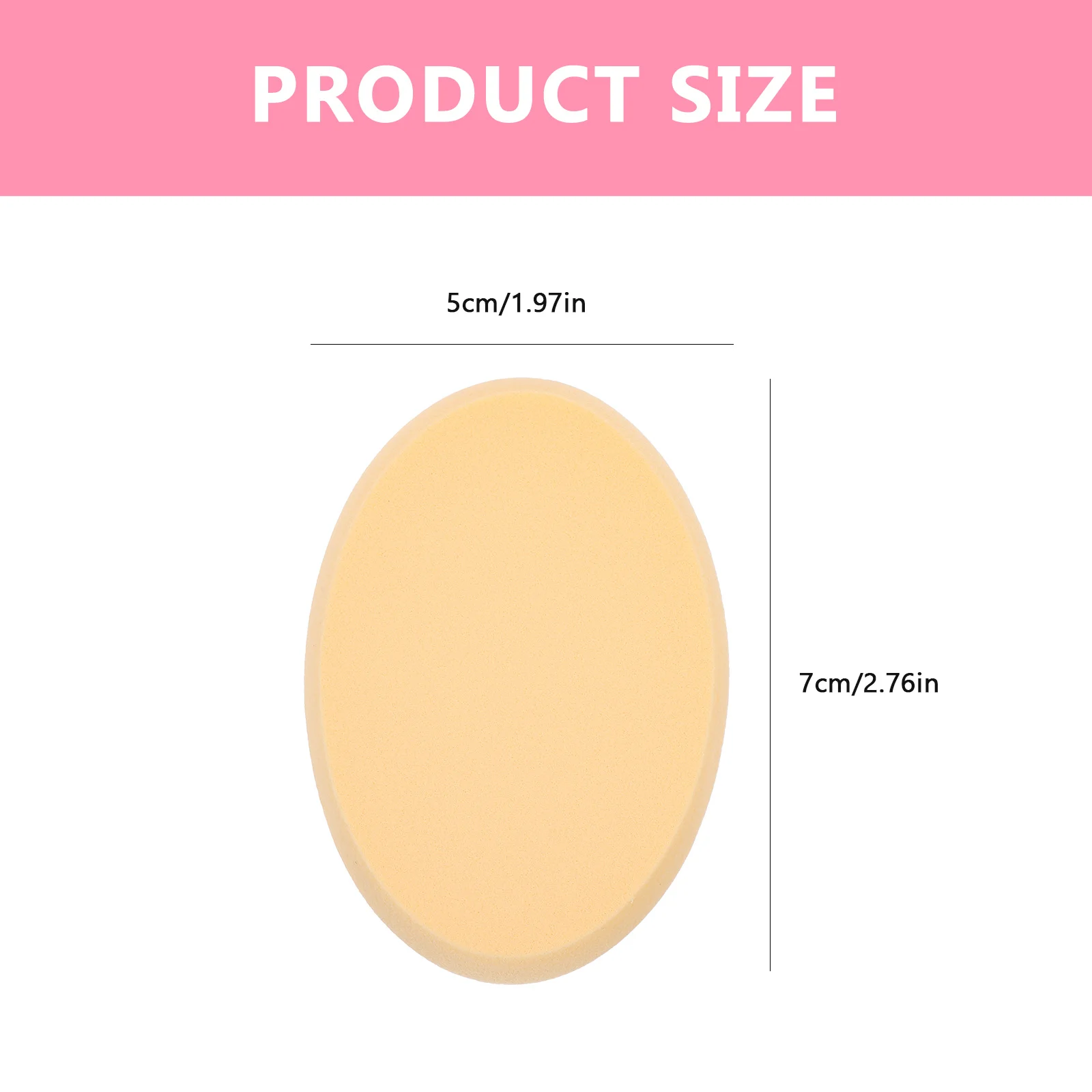 6 spugne per trucco ovali a doppio uso, soffio per cipria, fondotinta viso premium, cuscinetti leggeri e flessibili, accessorio di bellezza