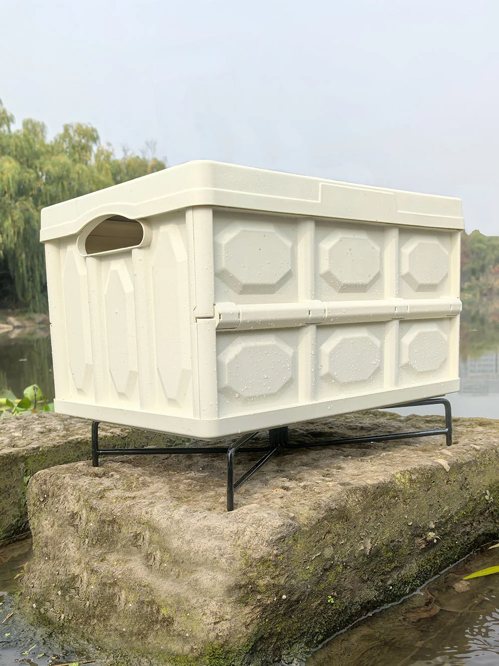 ขาตั้งกล่องเก็บความเย็นแบบพับไ - Camping Cooking Box บทวิจารณ์และราคา