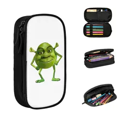 Shrek Pencil Cases Large Capacity Pen Bags Pen Box Pencil Pouch For Boys Girls Students Stationery School Office