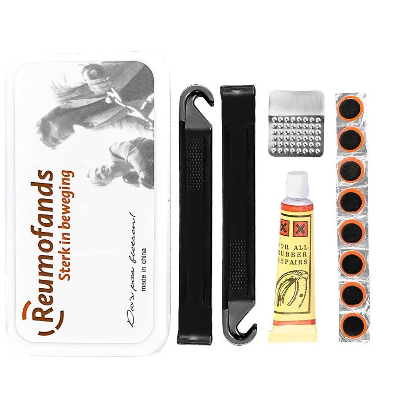 Bicycle Multifunction Repair Kit Tire Repair Kit Inflator Repair Wrench Set Mountain Bike Repair Tools MTB Tool Set with Bag