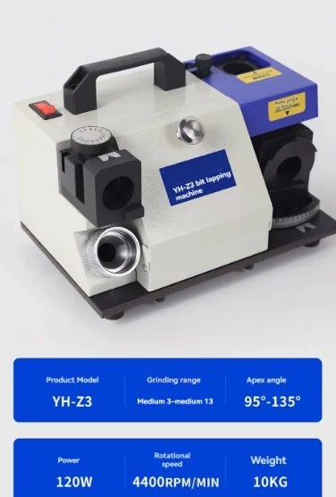 CBN 3-13MM Drill Bit Grinder Fried Dough Twists Drill Mill Grinding Machine Artifact Grinding Special Tool Milling Cutter, Gri