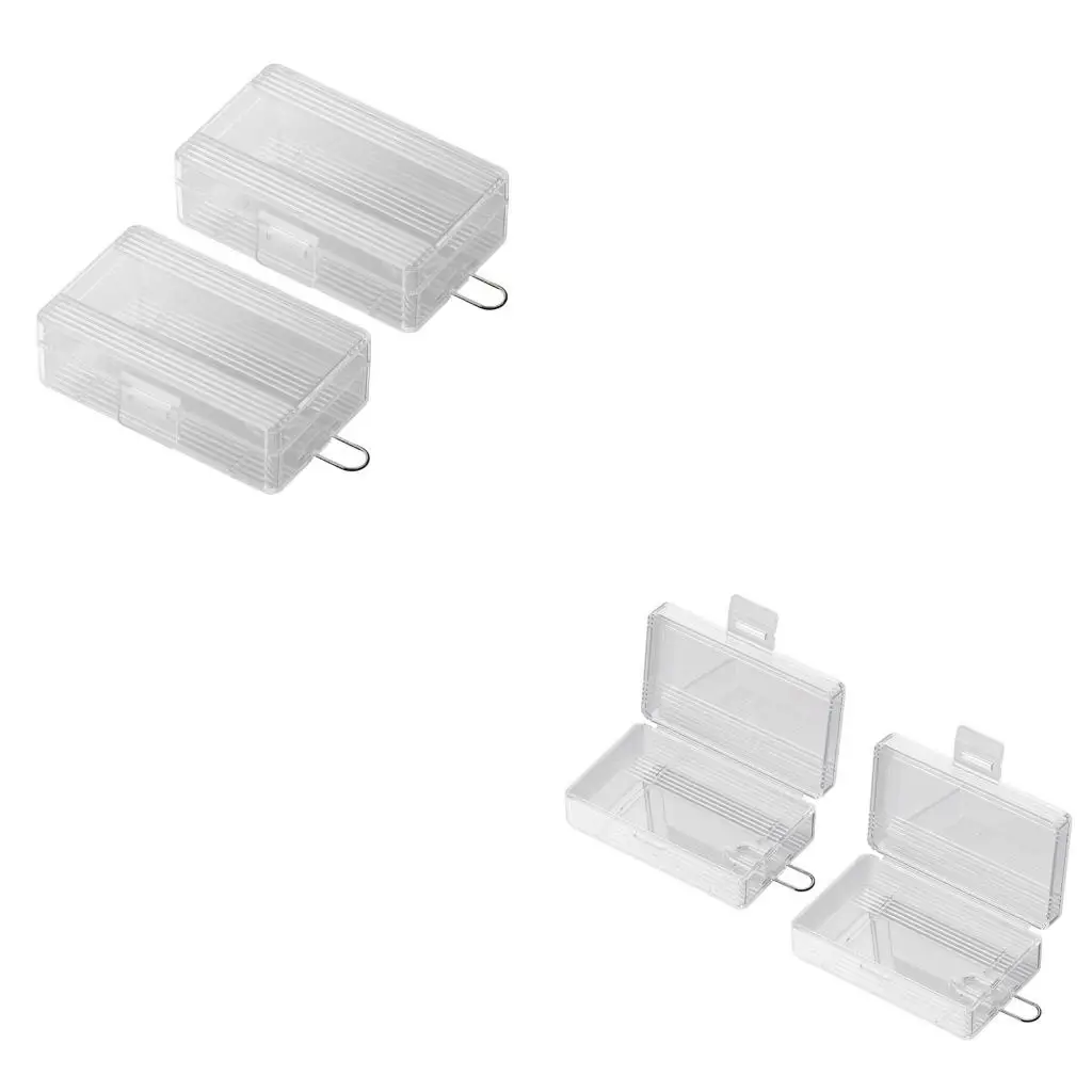 Clear Battery Storage Case For 2Pcs 21700 Batteries Container Protect Your Batteries, Prevent Short Circuit And Dust