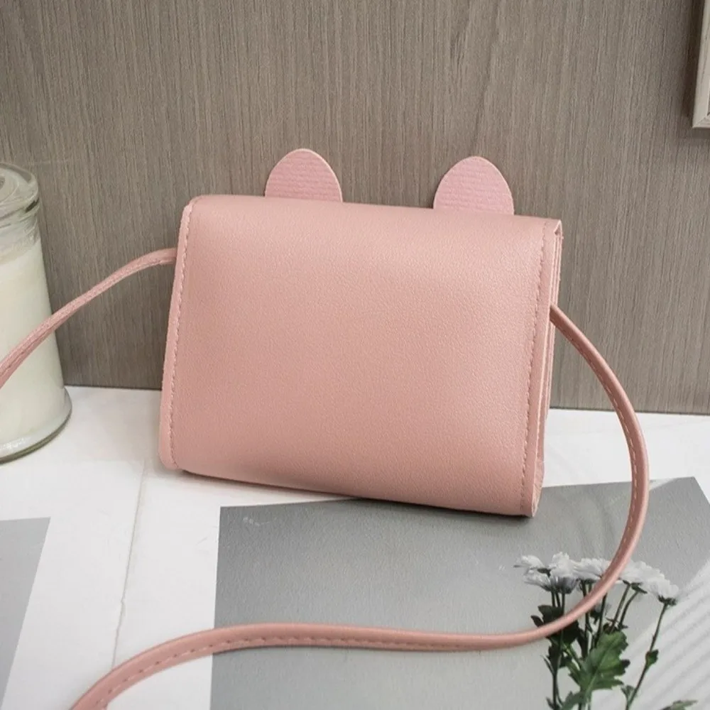 Portable Children's Mini Handbags Mini Size PU Leather Easter Rabbit Crossbody Bag Sweet Adorable Coin Purse Princess Theme