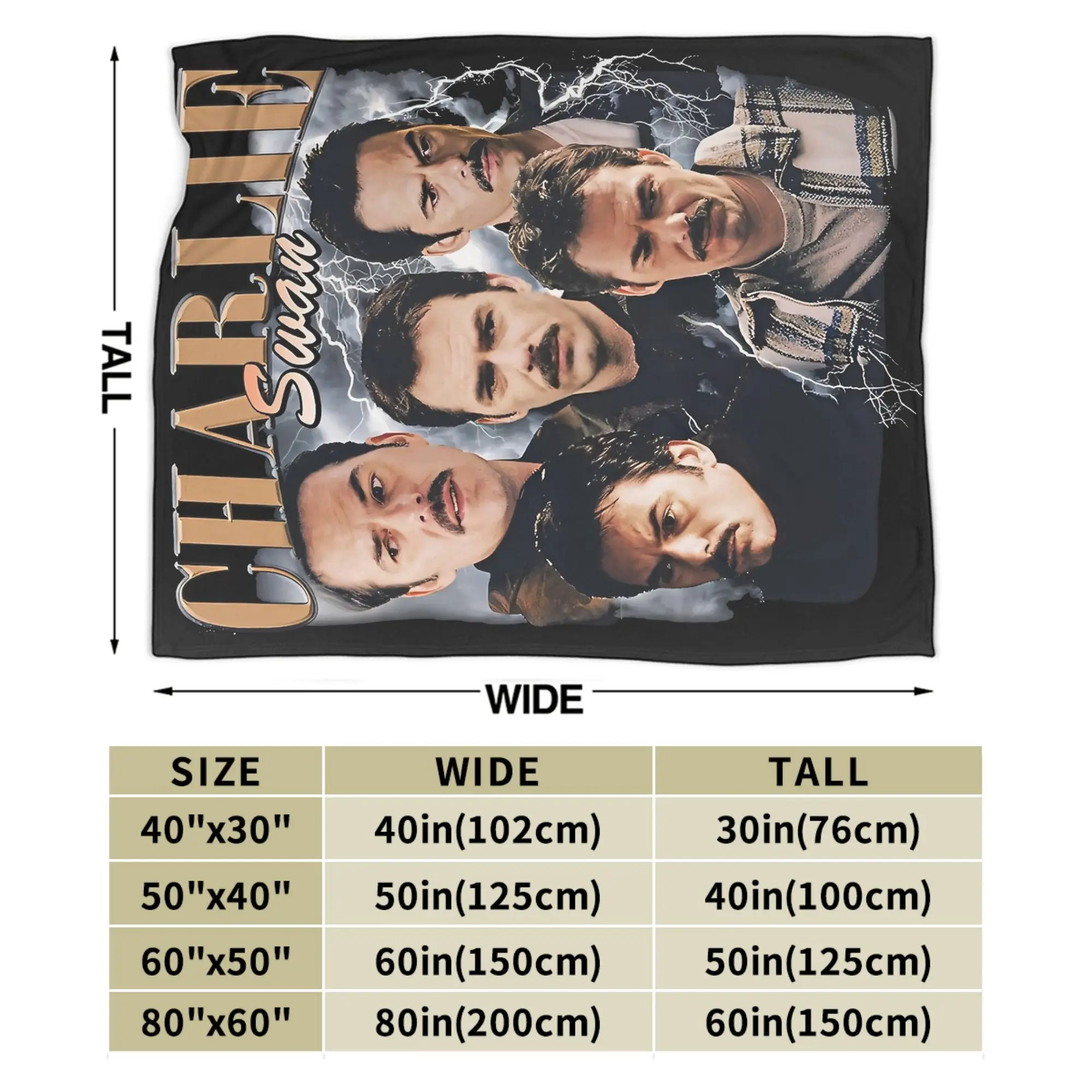 تشارلي سوان خمر 90s بيلي بيرك البطانيات الفانيلا الصيف متعددة الوظائف لينة رمي بطانية للفراش سيارة المفرش