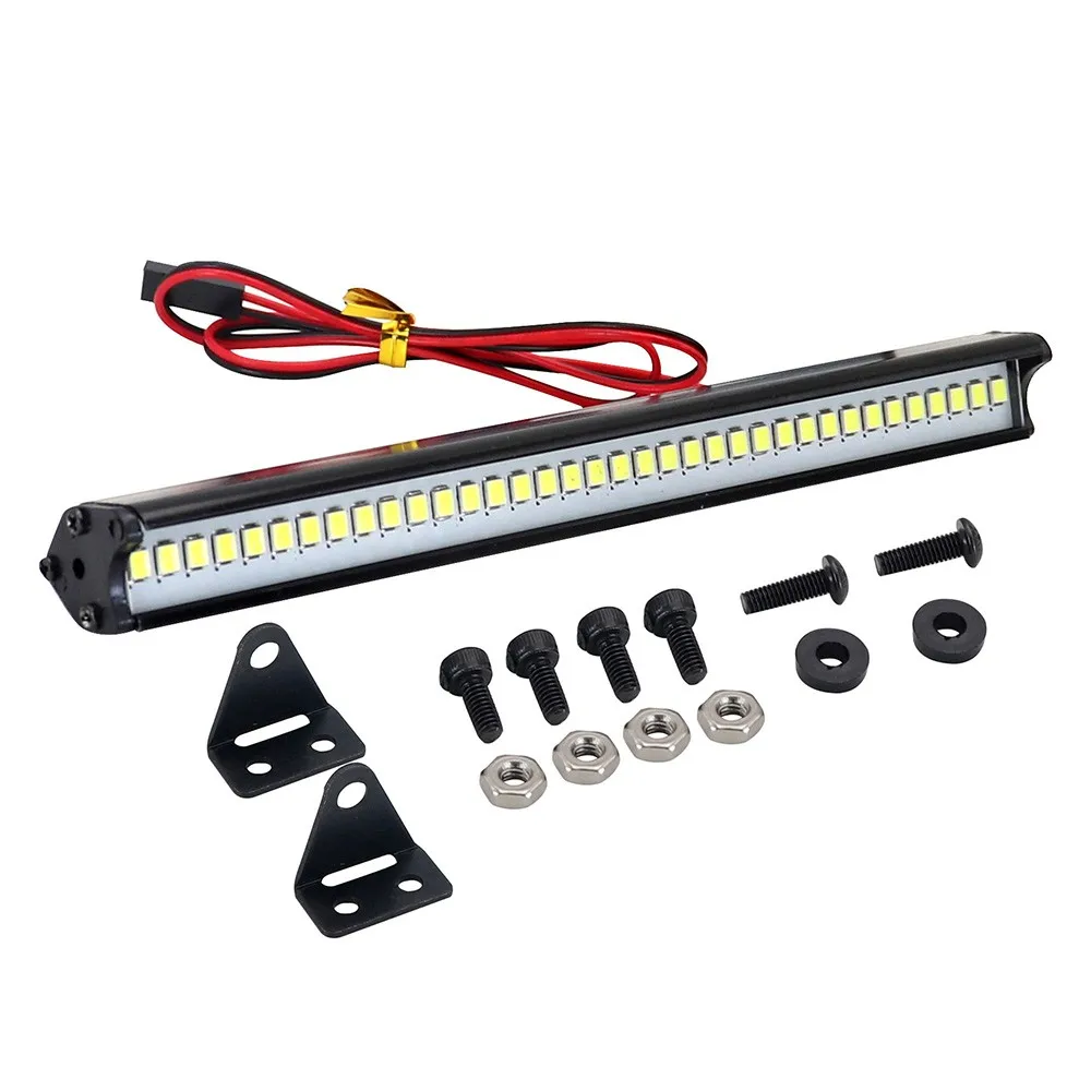 RC Car Roof LED Light Bar Light 53-149mm Searchlight for 1/10 TRX TRX4 Defender TRX6 G63 Axial SCX10 RC Crawler