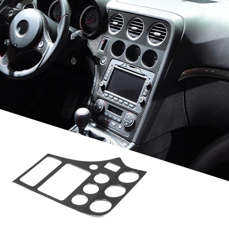 For Alfa Romeo 159/Brera/Spider 2004-2011 LHD Real Carbon Fiber Car Central control air outlet panel Decoration Car Accessories